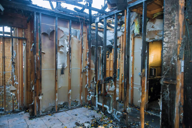 Professional Fire Damage Assessment technician working in Irving, TX